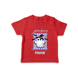 Little Ghostie Halloween T Shirt - RED - 0-5 Months Old (Chest 17")