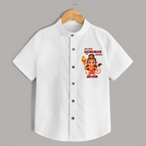 My First Hanuman Jayanti – Personalized Shirt - WHITE - 0 - 6 Months Old (Chest 23")
