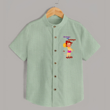 Unstoppable Like Hanuman – Personalized Shirt - MINT GREEN - 0 - 6 Months Old (Chest 23")