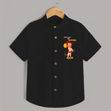 Unstoppable Like Hanuman – Personalized Shirt - BLACK - 0 - 6 Months Old (Chest 23")