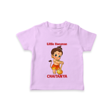 Bal Hanuman Inspired Baby T-Shirt - LILAC - 0-5 Months Old (Chest 17")