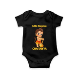 Bal Hanuman Inspired Baby Romper - BLACK - New Born (Chest 14")