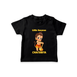 Bal Hanuman Inspired Baby T-Shirt - BLACK - 0-5 Months Old (Chest 17")