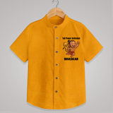 Tail Power Activated – Personalized Shirt - CHROME YELLOW - 0 - 6 Months Old (Chest 23")