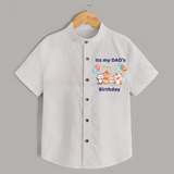 Celebrate Daddy's Day with Baby Shirt | Soft Cotton Comfort - WHITE - 0 - 6 Months Old (Chest 23")