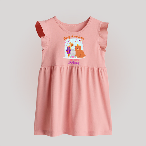 Daddy Birthday Baby Frock for Babies | Soft & Breathable Cotton Baby Frock