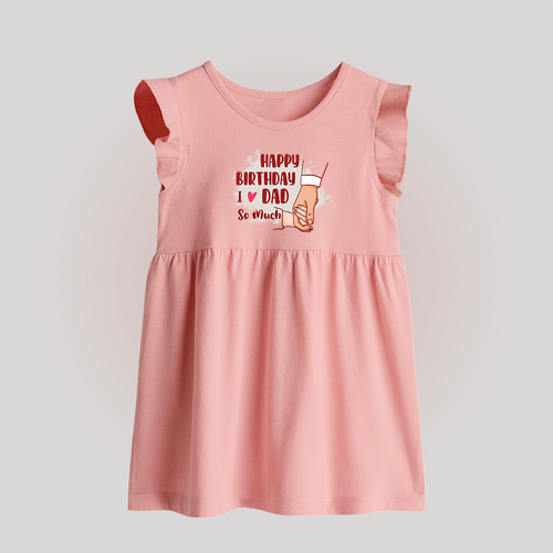 Baby's First Wish for Dad | Happy Birthday Baby Frock | Adorable Baby Frock Outfit