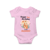 Bodysuit/Onesie for Mom's Birthday | Adorable Baby Romper Outfit - BABY PINK - 0 - 3 Months Old (Chest 16")
