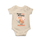 Bodysuit/Onesie for MomÕs Birthday | Adorable Baby Romper Outfit - IVORY - 0 - 3 Months Old (Chest 16")