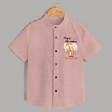 Shirt for Mom's Birthday | Adorable Baby Shirt Outfit - PEACH - 0 - 6 Months Old (Chest 23")