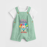 Mommy's Special Day Dungaree Set | Gift from Baby - MINT GREEN - 0 - 5 Months Old (Chest 18")