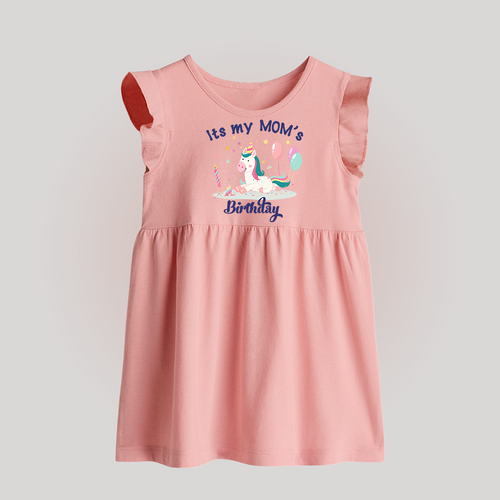 Newborn Baby Frock with Happy Birthday Mom Print | Keepsake Gift Idea