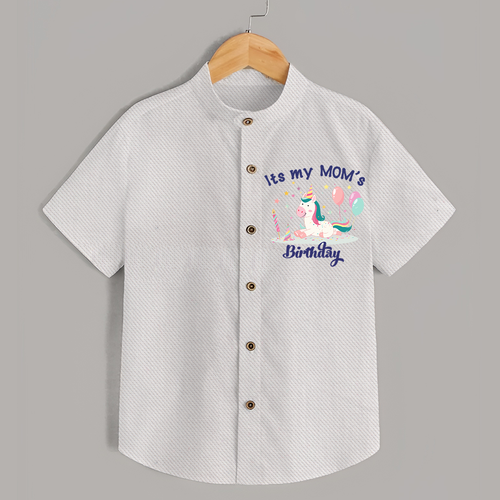 Newborn Shirt with Happy Birthday Mom Print | Keepsake Gift Idea