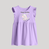 Celebrate Mommy with This Baby Frock | Perfect for Photoshoot - LILAC - 0 - 3 Months Old (Chest 17")