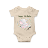 Celebrate Mommy with This Baby Romper/Onesie | Perfect for Photoshoot - IVORY - 0 - 3 Months Old (Chest 16")