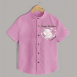Celebrate Mommy with This Baby Shirt | Perfect for Photoshoot - BABY PINK - 0 - 6 Months Old (Chest 23")