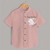 Celebrate Mommy with This Baby Shirt | Perfect for Photoshoot - PEACH - 0 - 6 Months Old (Chest 23")
