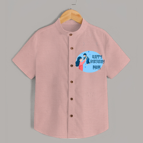 Happy Birthday Mom Baby Shirt | Soft Cotton Outfit for Newborns