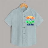 Tricolour Infinite Pride Shirt - ARCTIC BLUE - 0 - 6 Months Old (Chest 23")