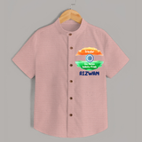 Tricolour Infinite Pride Shirt - PEACH - 0 - 6 Months Old (Chest 23")
