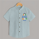 Tricolour Air Show Pride Shirt - ARCTIC BLUE - 0 - 6 Months Old (Chest 23")