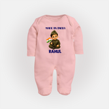 Made in India Baby Full Body Suit - BABY PINK - New Born (Chest 7.5")