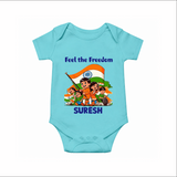 Feel the Freedom Baby Romper - ARCTIC BLUE - New Born (Chest 14")