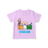 India Pride Baby T Shirt - LILAC - 0-5 Months Old (Chest 17")