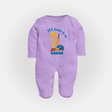 Cricket Fever Is On FULL BODY SUIT – Fan Edition - LILAC - New Born (Chest 7.5")
