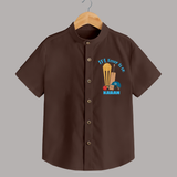 Cricket Fever Is On SHIRT – Fan Edition - CHOCOLATE BROWN - 0 - 6 Months Old (Chest 23")