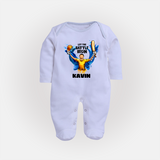 Let The Battle Begin FULL BODY SUIT – Match Day Outfit - BABY BLUE - New Born (Chest 7.5")