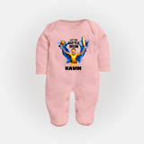 Let The Battle Begin FULL BODY SUIT – Match Day Outfit - BABY PINK - New Born (Chest 7.5")