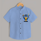 Let The Battle Begin SHIRT – Match Day Outfit - SKY BLUE - 0 - 6 Months Old (Chest 23")