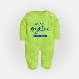 We Love Yellow FULL BODY SUIT – Color Fan Edition - LIME GREEN - New Born (Chest 7.5")
