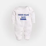 Yellow Vibes Forever FULL BODY SUIT – Fan Edition - WHITE - New Born (Chest 7.5")