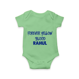 Yellow Vibes Forever Baby Romper – Fan Edition - GREEN - New Born (Chest 14")