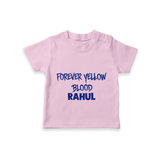 Yellow Vibes Forever TSHIRT – Fan Edition - BABY PINK - 0-5 Months Old (Chest 17")