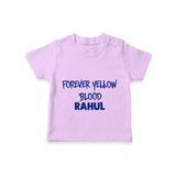 Yellow Vibes Forever TSHIRT – Fan Edition - LILAC - 0-5 Months Old (Chest 17")