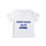Yellow Vibes Forever TSHIRT – Fan Edition - WHITE - 0-5 Months Old (Chest 17")