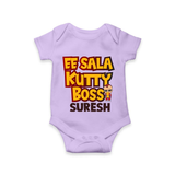 Kutty Boss Baby Romper – Fun Cricket Style - LILAC - New Born (Chest 14")