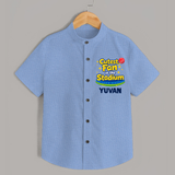 Cutest Fan in the Stadium SHIRT - SKY BLUE - 0 - 6 Months Old (Chest 23")