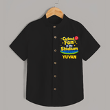 Cutest Fan in the Stadium SHIRT - BLACK - 0 - 6 Months Old (Chest 23")