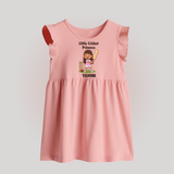 Little Cricket Princess BABY FROCK - BABY PINK - 0 - 3 Months Old (Chest 17")