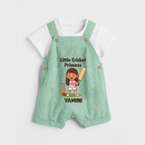 Little Cricket Princess DUNGAREE - MINT GREEN - 0 - 5 Months Old (Chest 18")