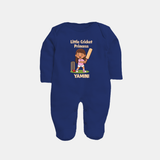 Little Cricket Princess FULL BODY SUIT - NAVY BLUE - New Born (Chest 7.5")