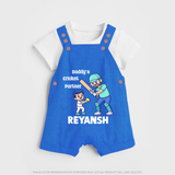 Daddy’s Cricket Partner DUNGAREE - COBALT BLUE - 0 - 5 Months Old (Chest 18")
