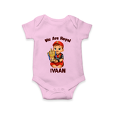 Royal Cricket Kid Baby Romper - BABY PINK - New Born (Chest 14")