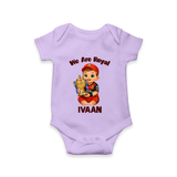 Royal Cricket Kid Baby Romper - LILAC - New Born (Chest 14")