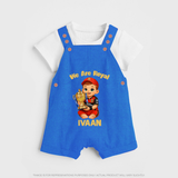 Royal Cricket Kid DUNGAREE - COBALT BLUE - 0 - 5 Months Old (Chest 18")