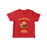 Royal Cricket Kid TSHIRT - RED - 0-5 Months Old (Chest 17")